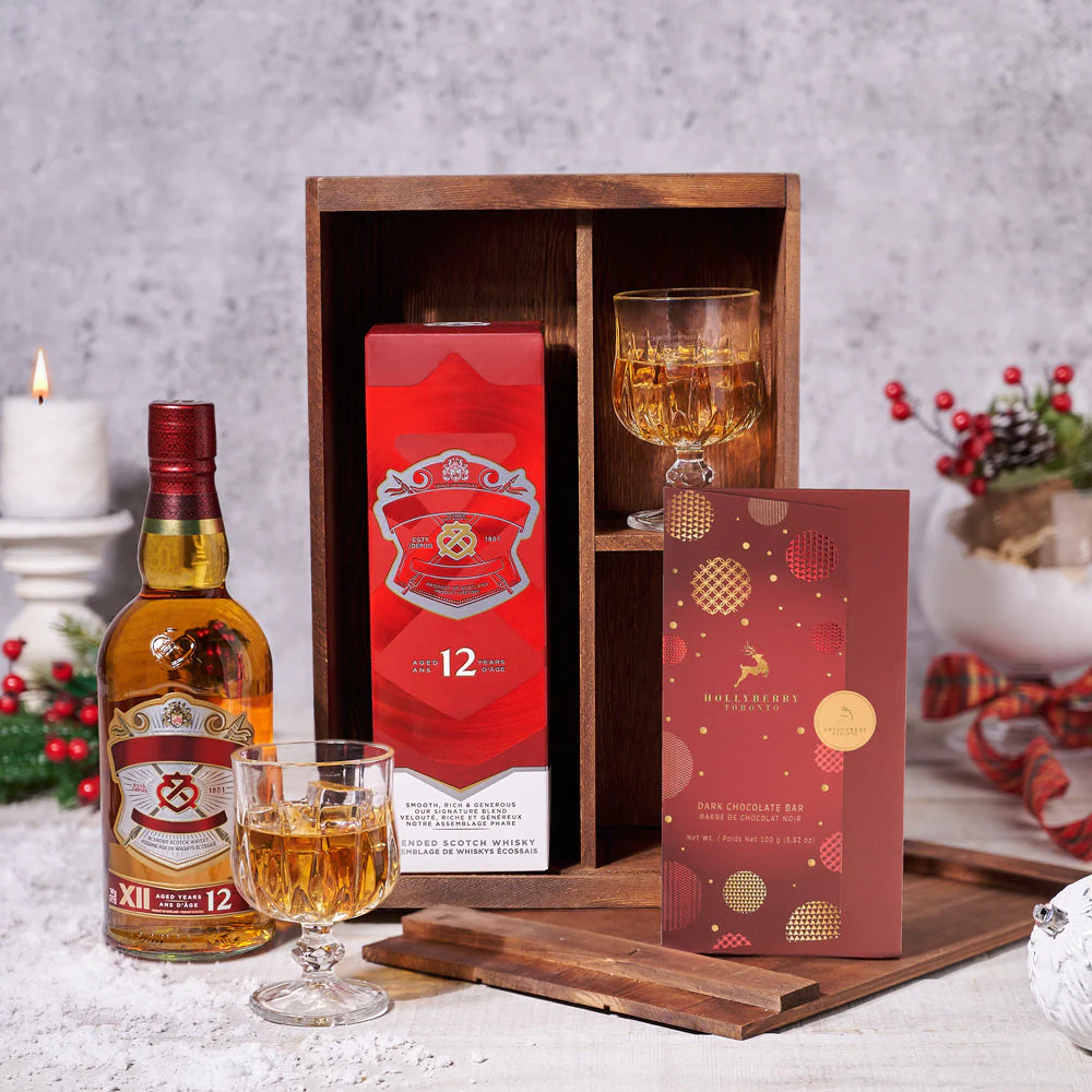 A Very Merry Chocolate & Liquor Gift