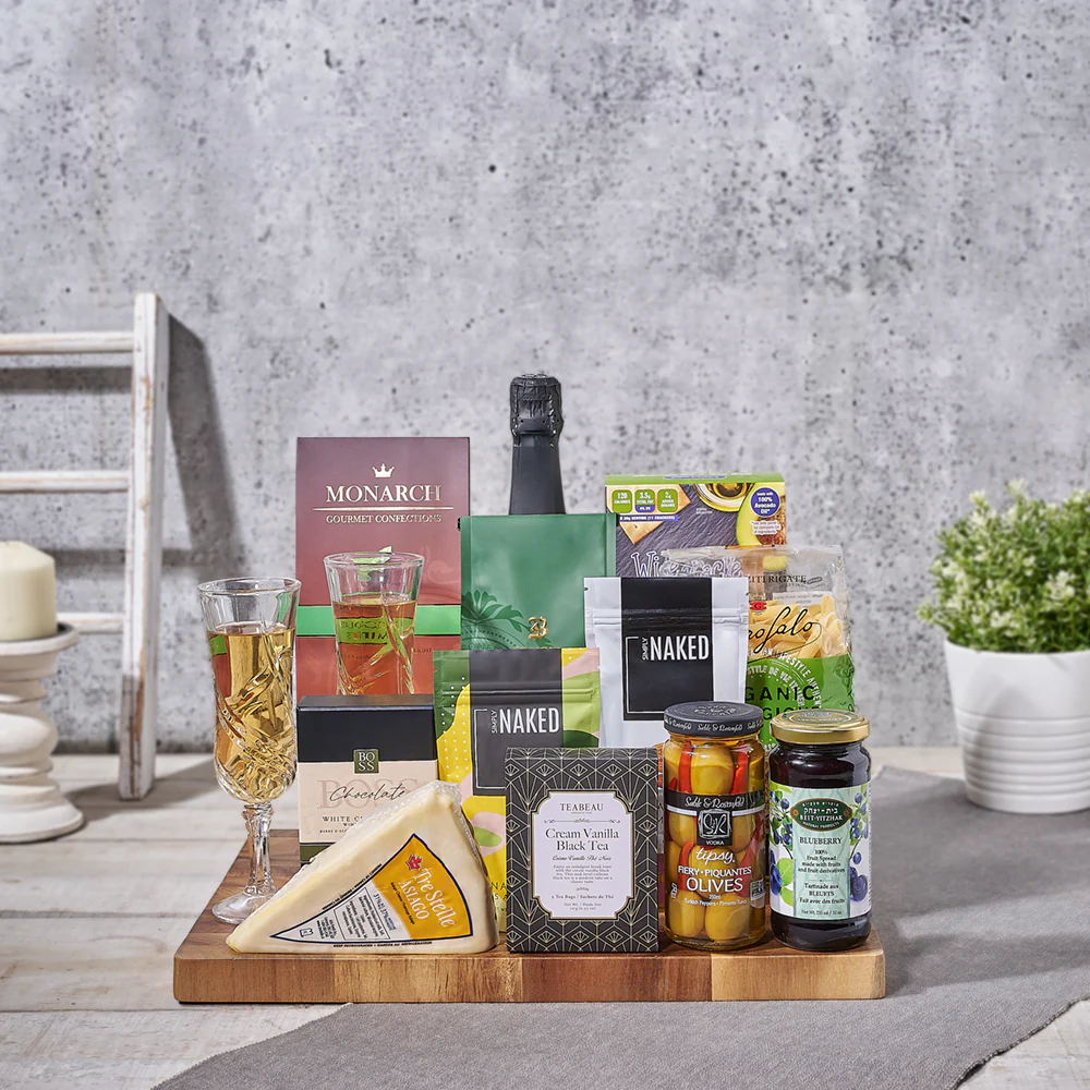 All A Board! Kosher Champagne Gift Basket