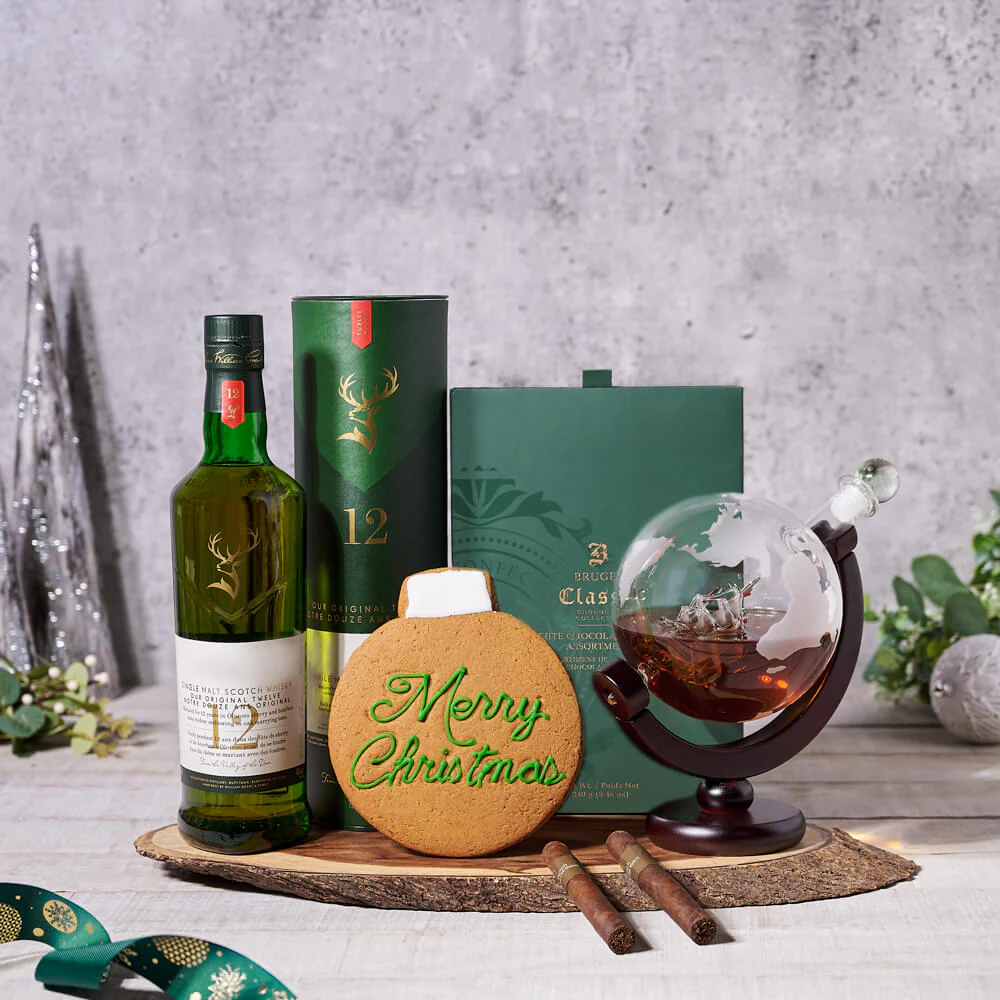 Around the World Liquor Gift Basket