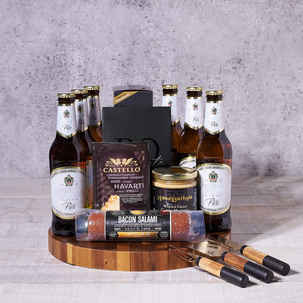 Bedford Appetizer & Beer Gift Set
