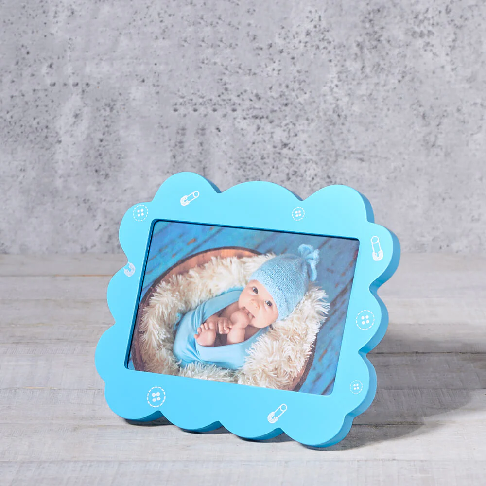 Blue Baby Picture Frame