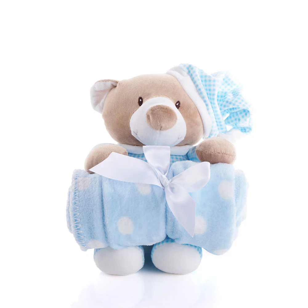 Oscar Nighttime Bear & Blanket