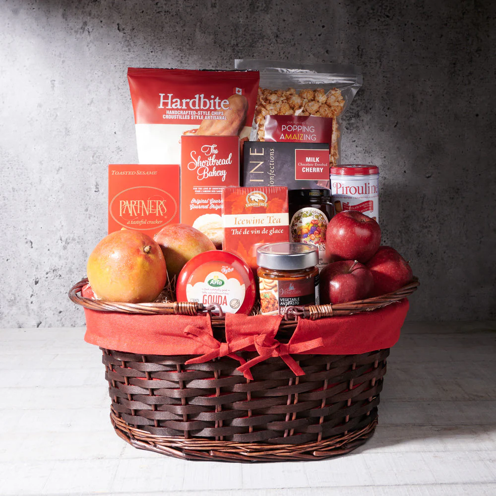 Burgundy Country Gift Basket