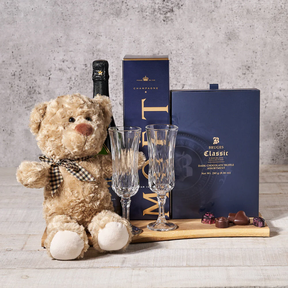 Champagne For 2 Gift Basket