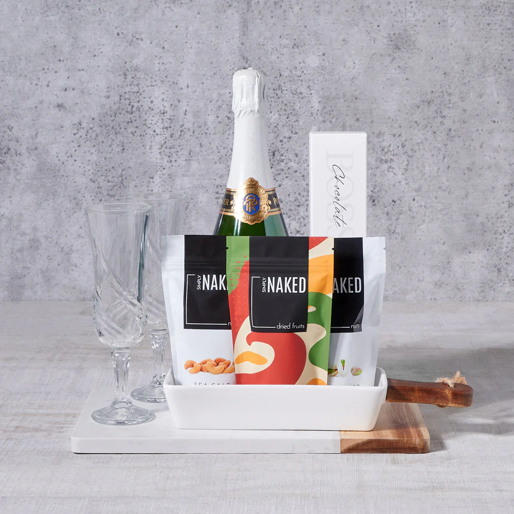 Champagne & Tantalizing Snack Gift