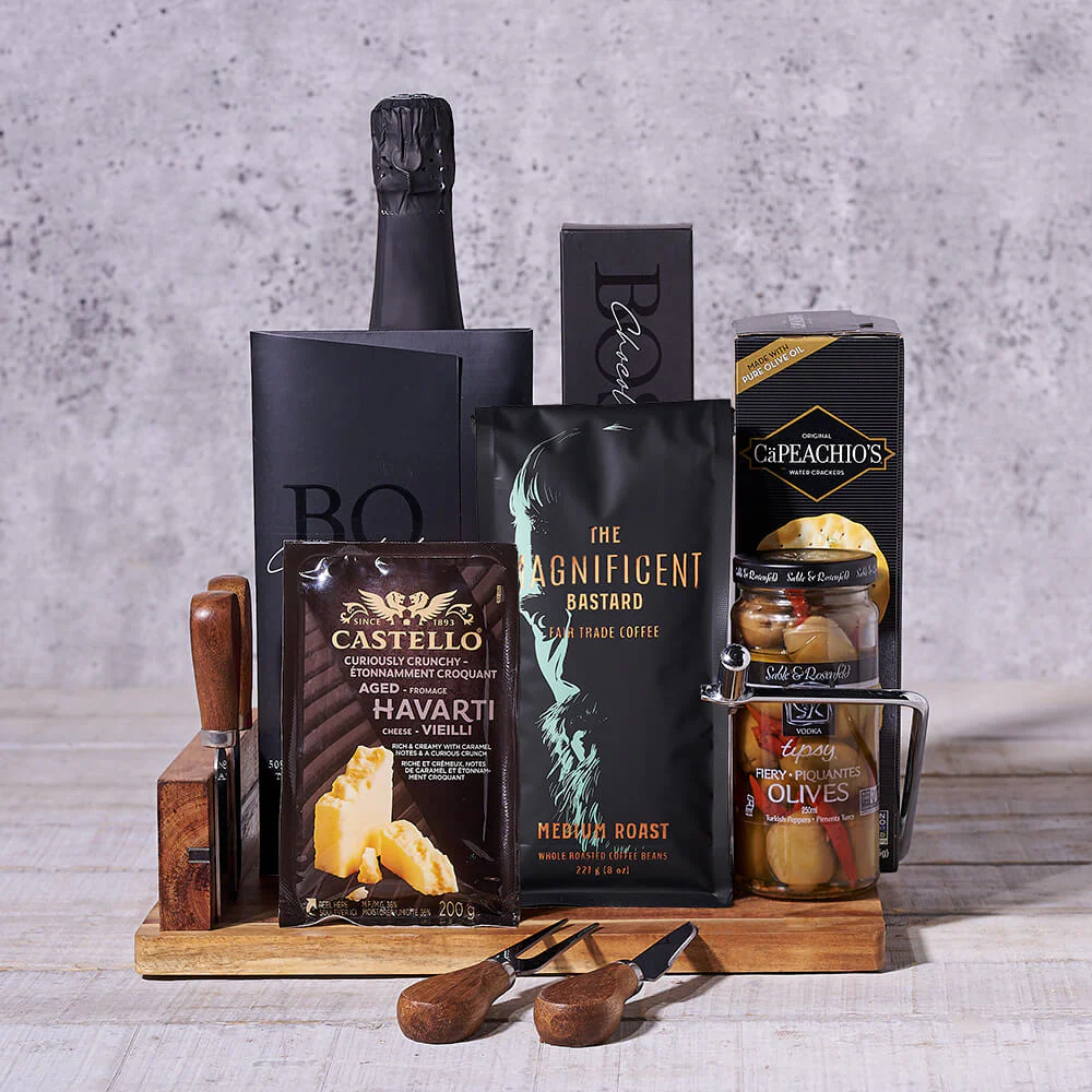 Cheese & Sparkling Wine Duo Gift