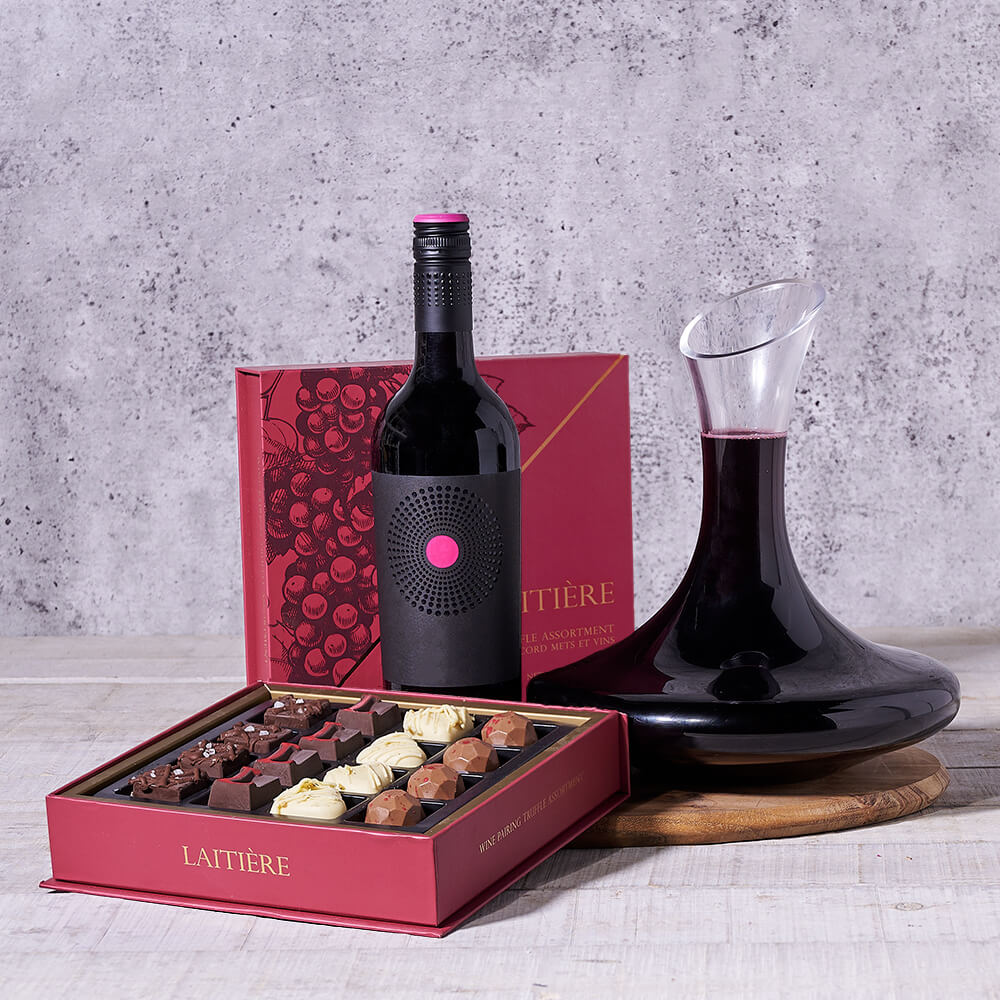 Chocolate & Decanter Wine Gift