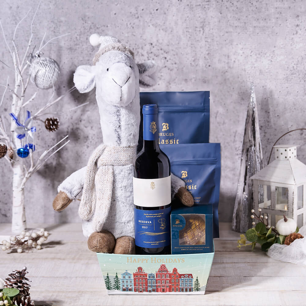 Christmas Llama & Dessert Gift
