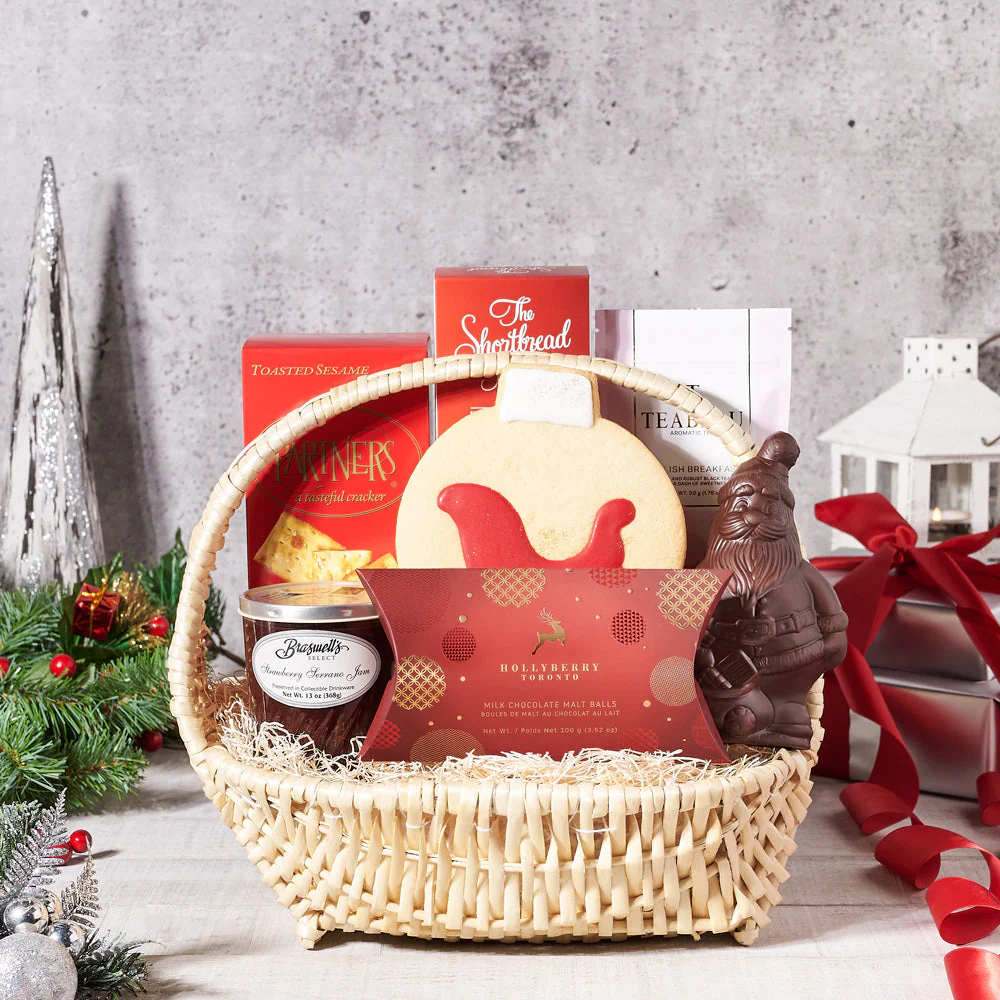 Christmas Tea & Snack Gift Basket