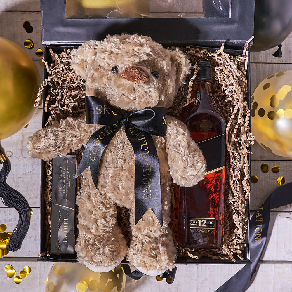 Deluxe Graduation Gift Box with Liquor
