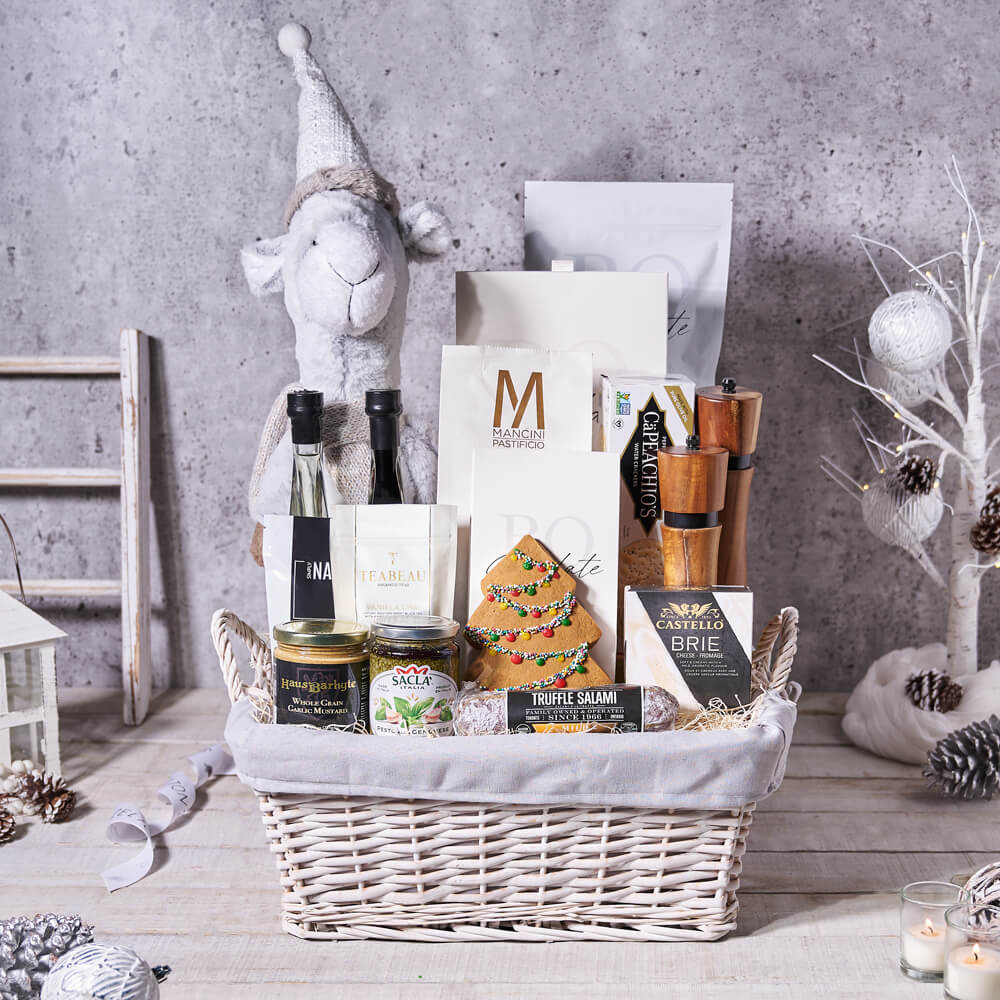 Dreaming Of A White Christmas Gift Basket