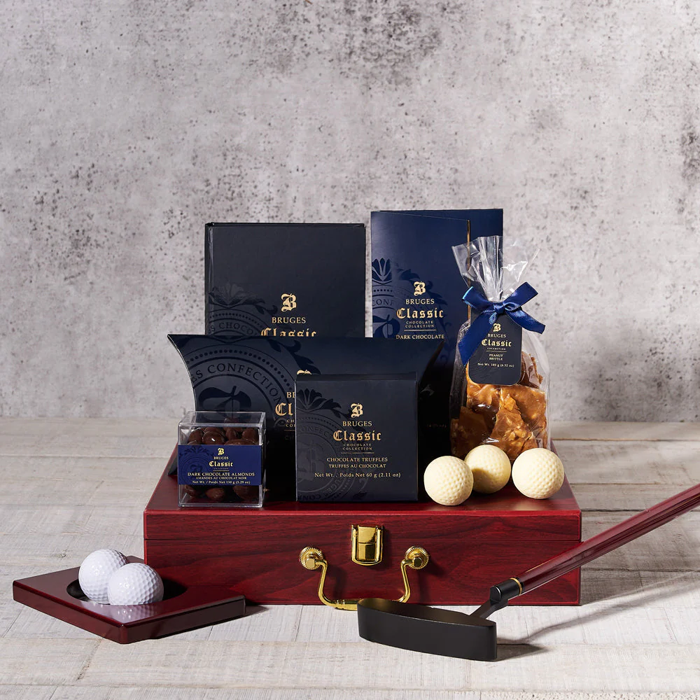 Executive Golf Putting Set Gift Basket