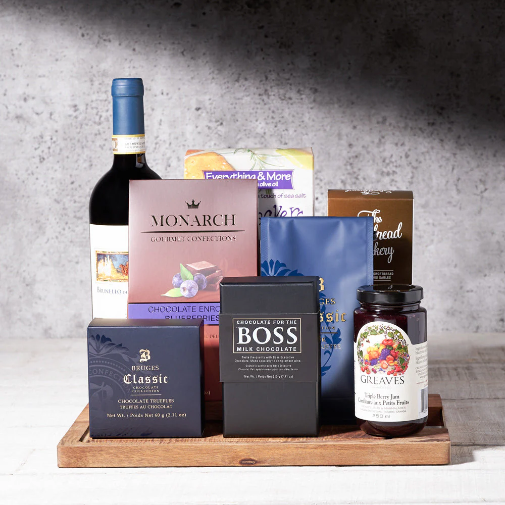 The Foodie Wine Gift Basket