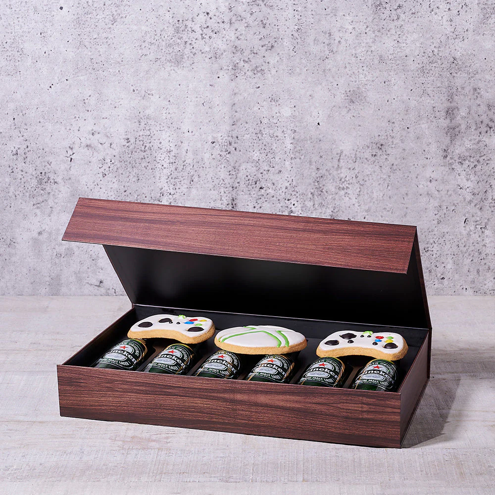 Gaming Cookie & Beer Gift Box - Image 2