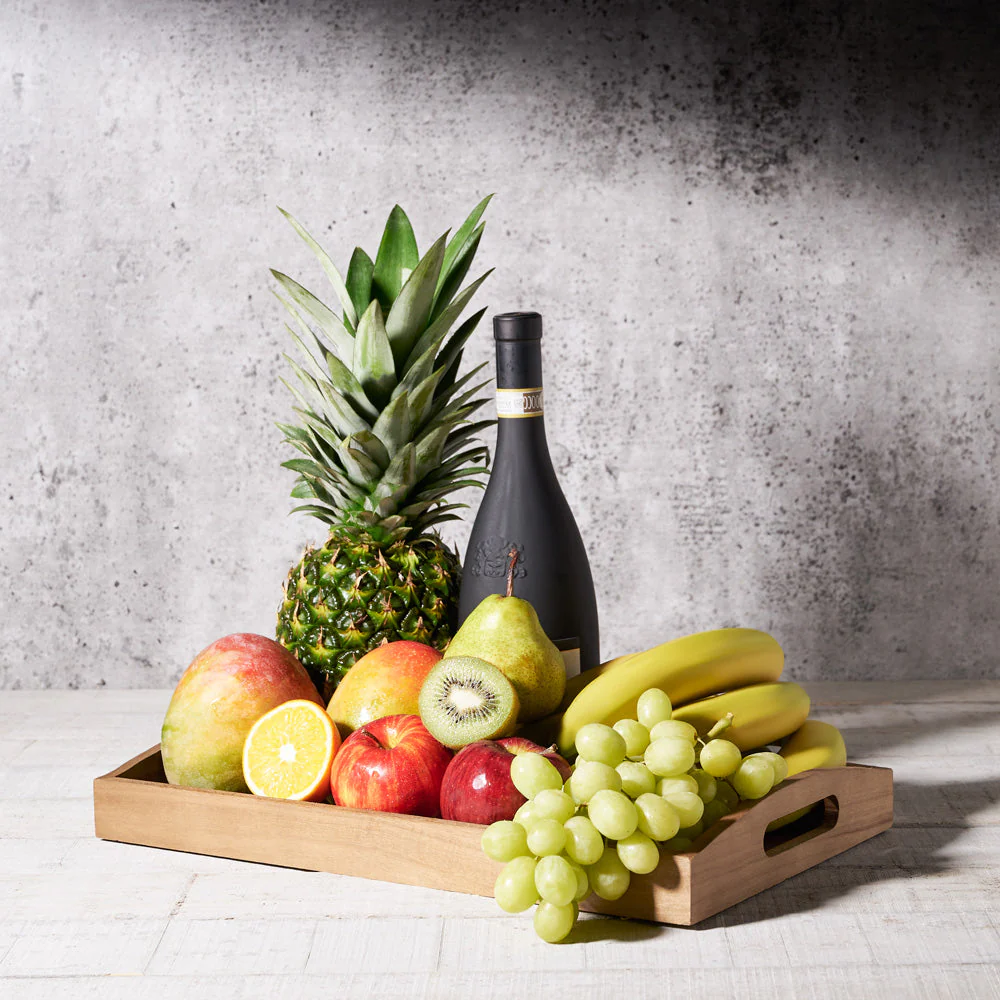 Good Harvest Wine & Fruit Tray