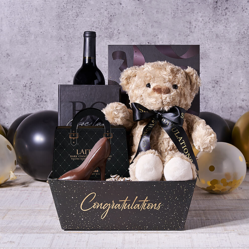 Graduate Wine & Teddy Gift