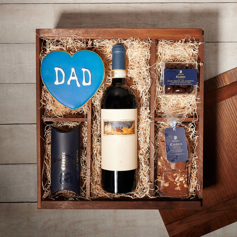 Happy Father's Day Wine Crate