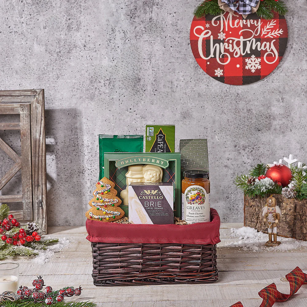 Holiday Cheese Pairing Basket