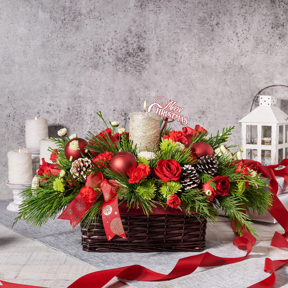 Holiday Floral Centerpiece
