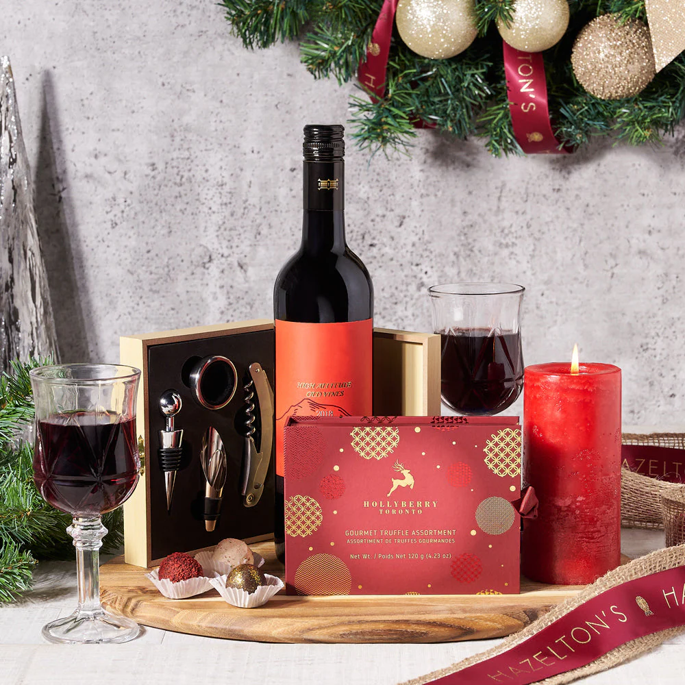 Holiday Wine Lover’s Gift Basket