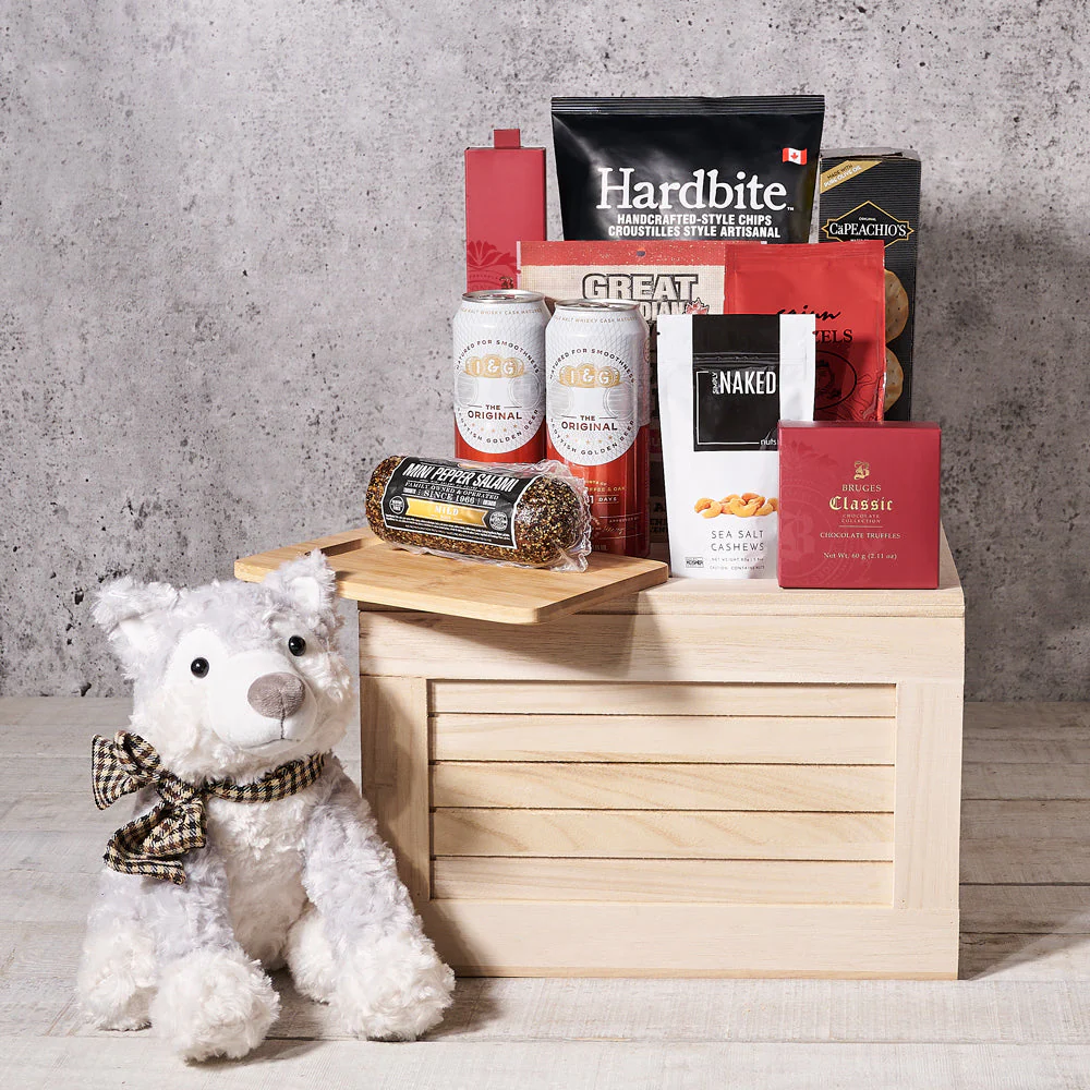 “I Woof You” Beer & Snacks Crate