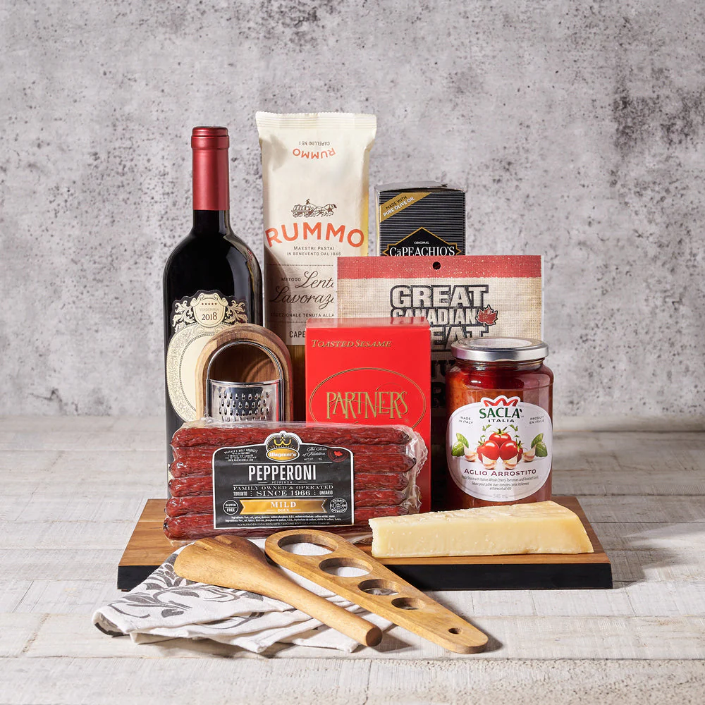 Italian Feast Wine & Charcuterie Board