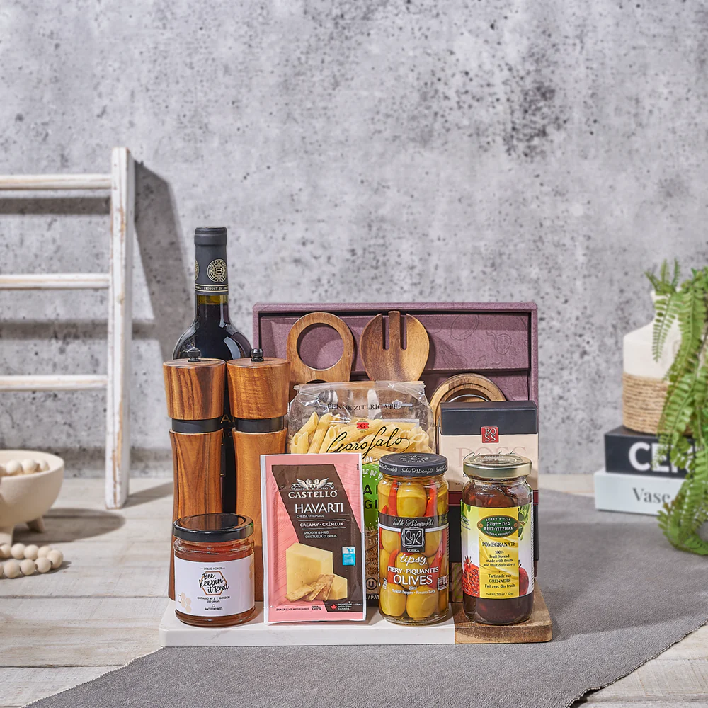 Kosher Food & Wine Gift Set