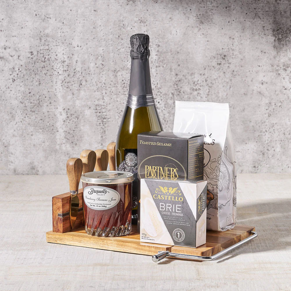 Lake Joseph Champagne and Cheese Board