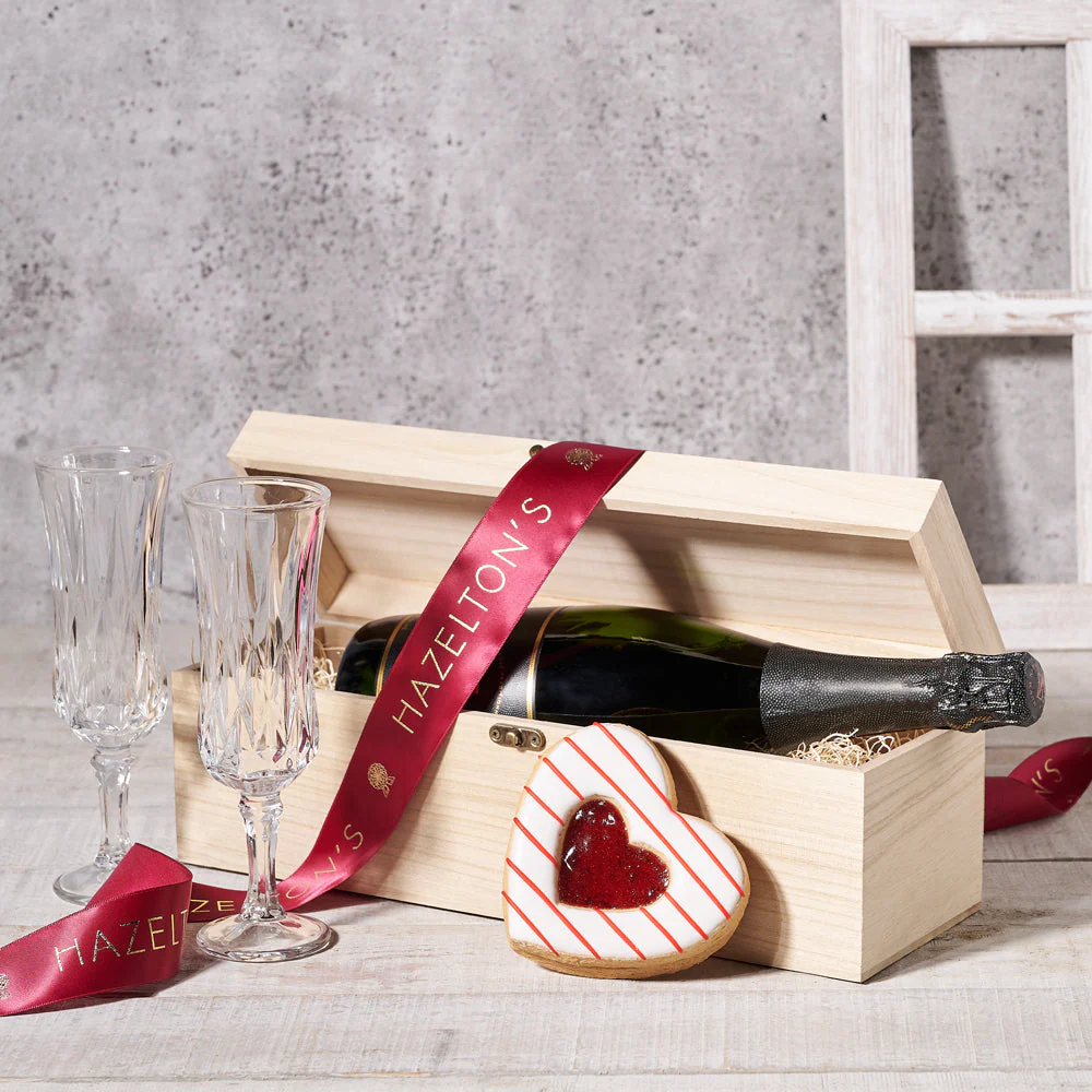 “Love Is In The Air” Champagne Gift Set