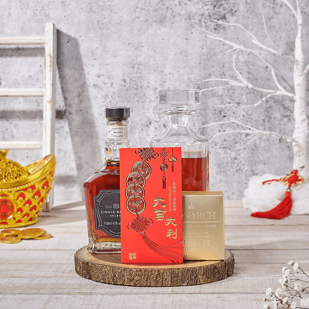 Lunar New Year Spirits & Chocolate Gift