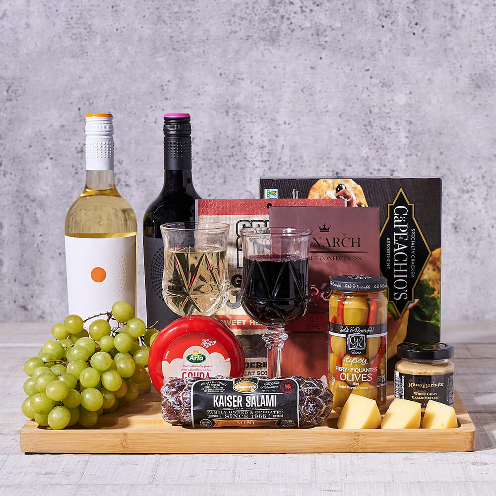 Luxurious Cheese & Wine Gift Set