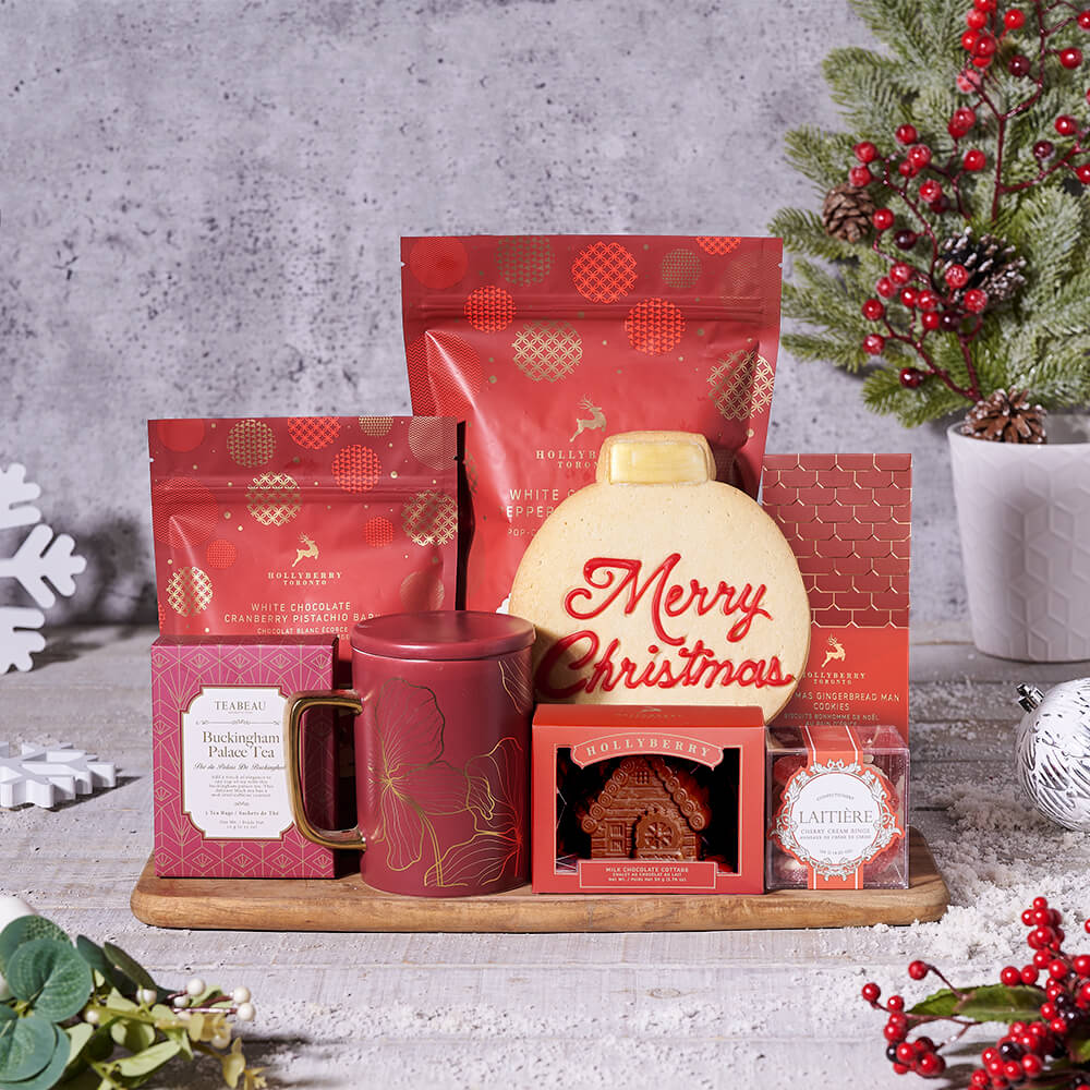 Merry Christmas Basket of Treats