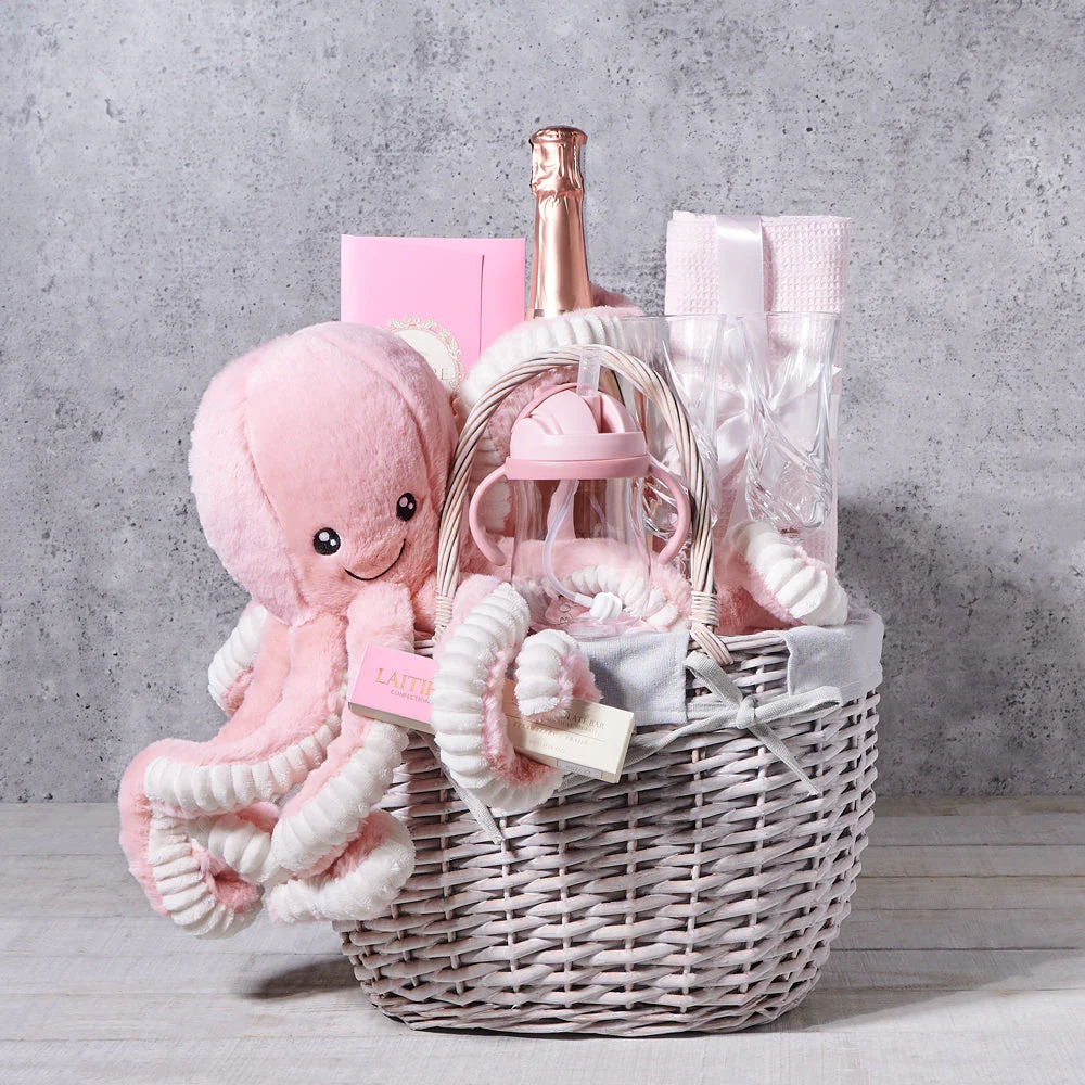 Mommy and Me - Let's Celebrate Baby Girl Gift Basket