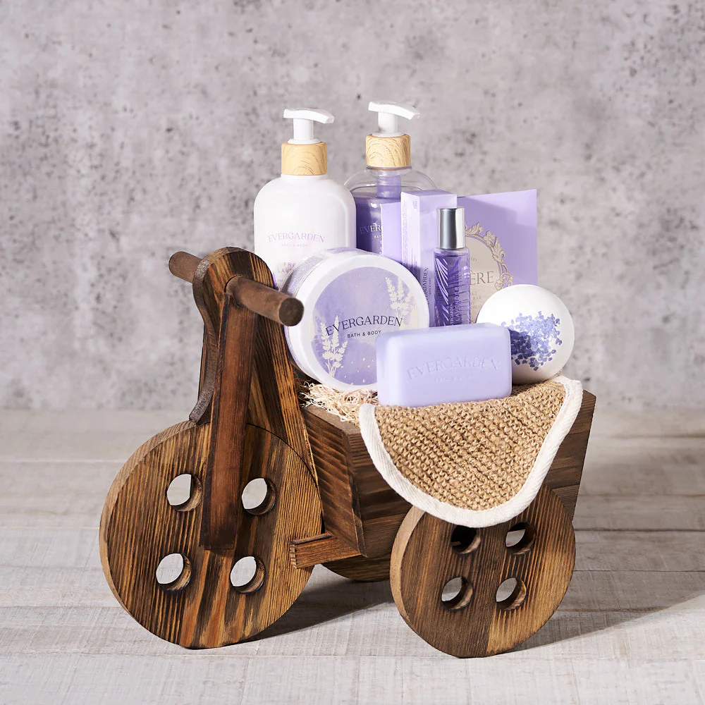 Mom's Spa Cart Gift Basket