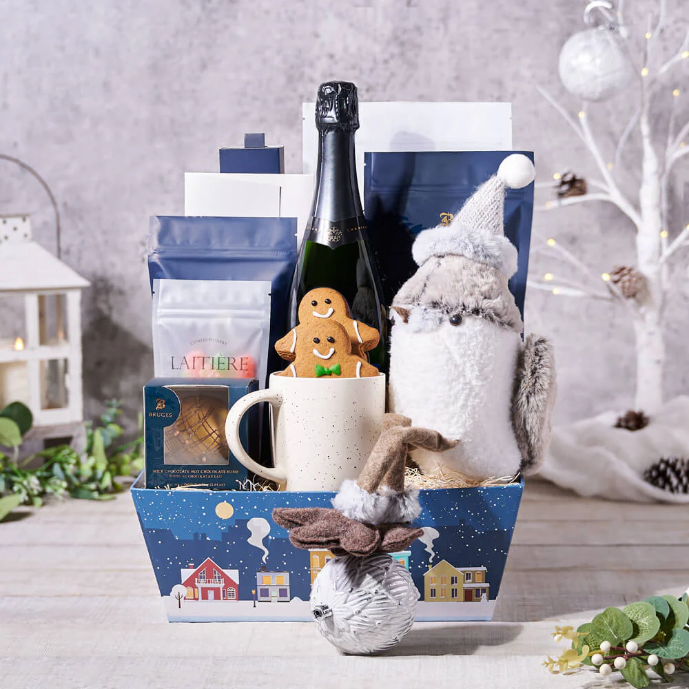 “Not Even a Mouse” Champagne Gift Basket