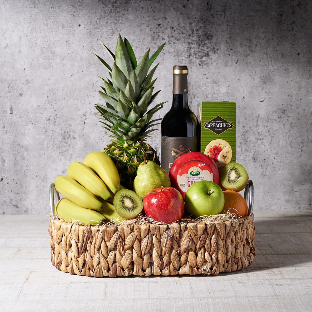 Redwood Valley Wine Basket