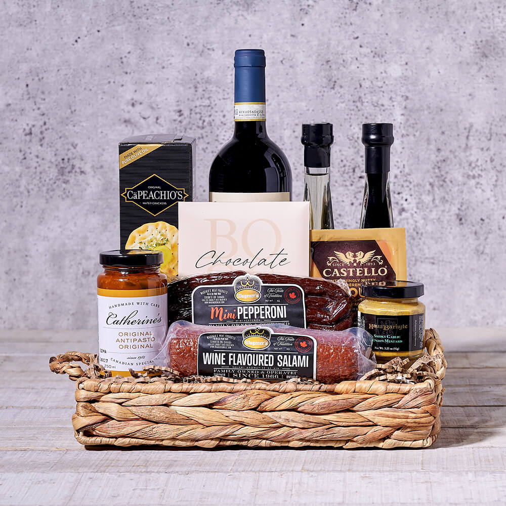 Savoury Delights Gourmet Gift Basket
