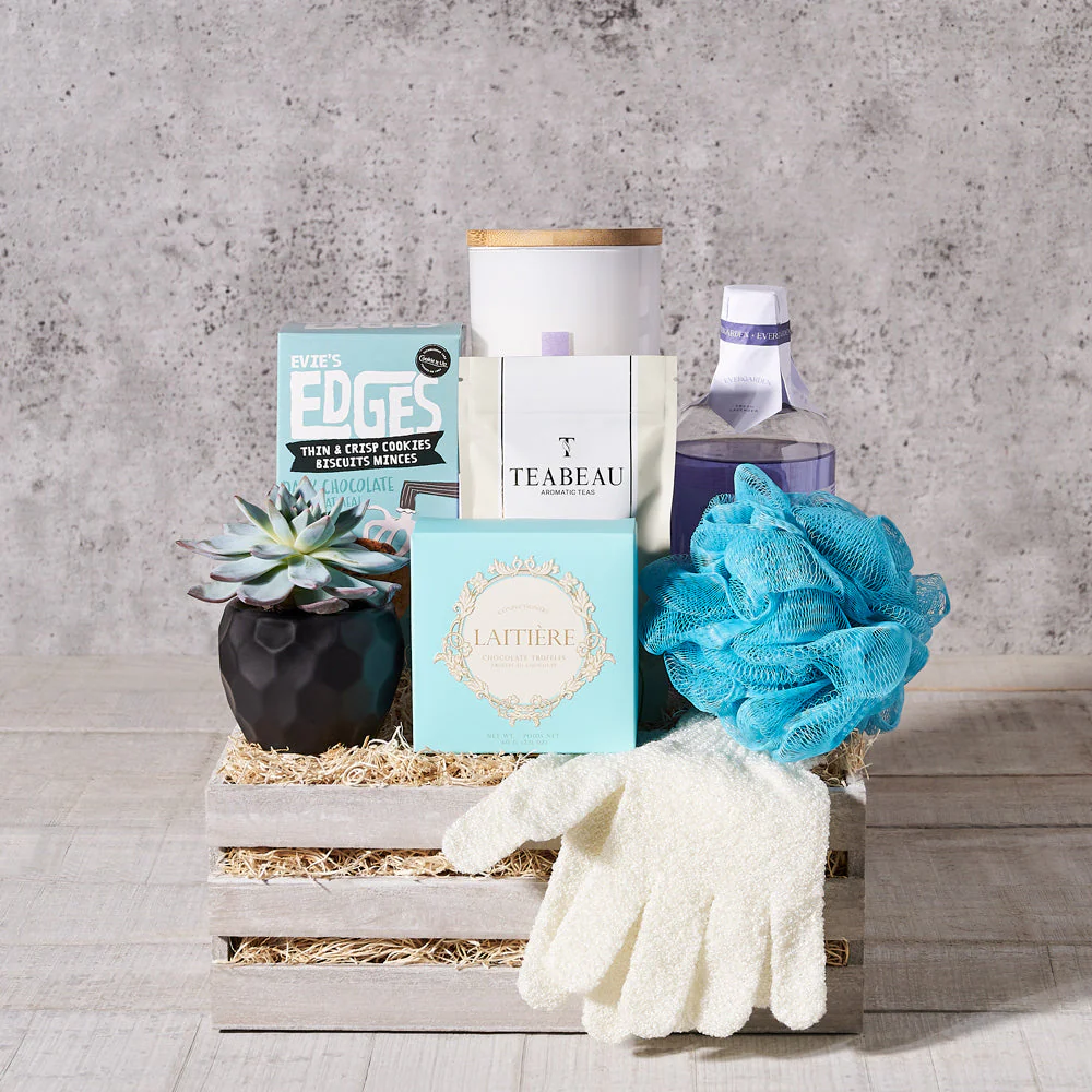 Sea of Calm Spa Gift Crate