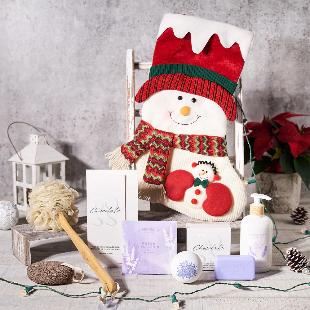 Spa Snowman Stocking Stuffer