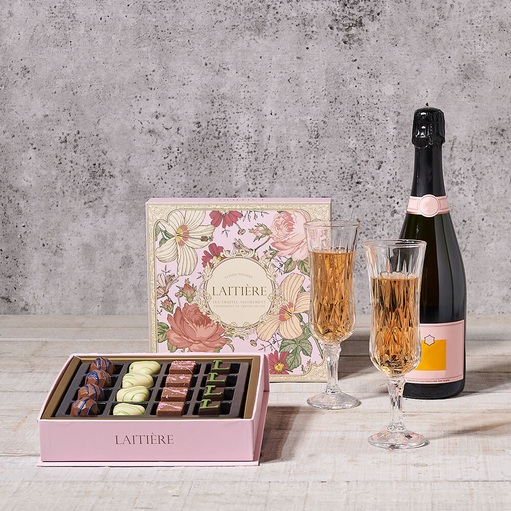 Sweet Affair Chocolate & Champagne Gift Set