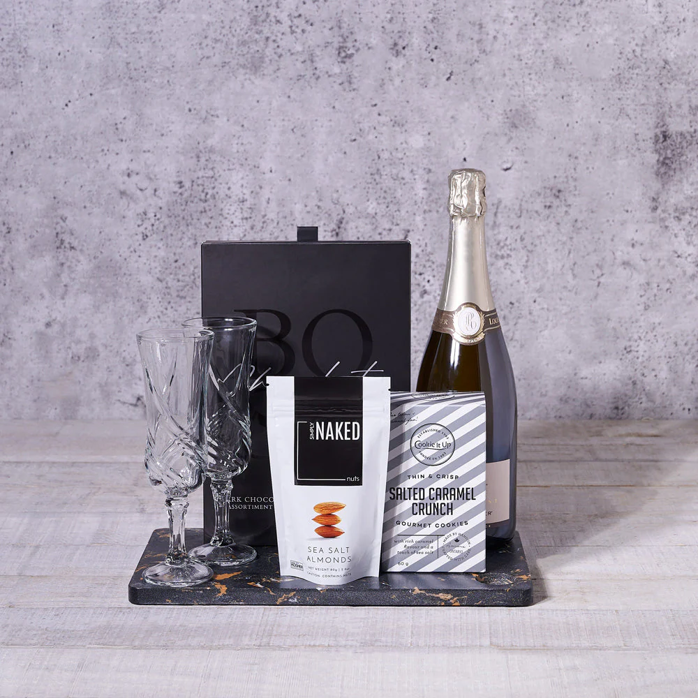 Sweet Celebration Champagne Gift Basket