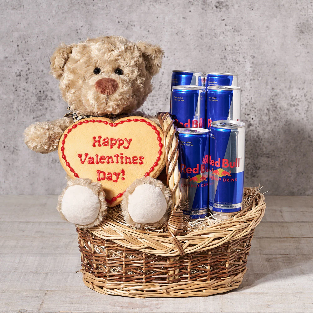 Sweet Valentine's with Hugs Gift Basket