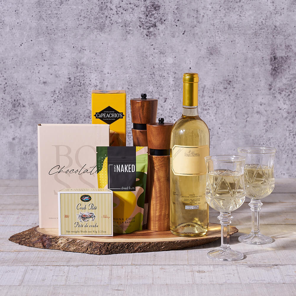 The Evening Wine & Treats Gift Board