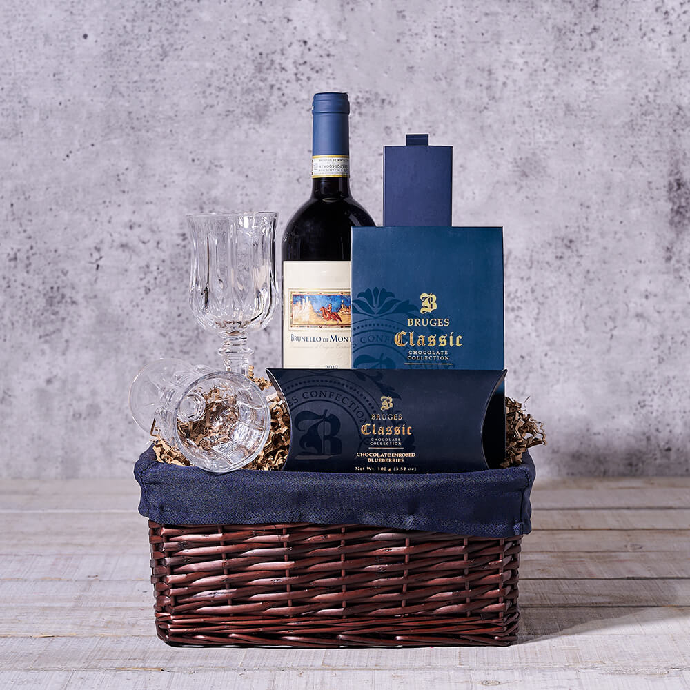 The Royal George Wine Basket