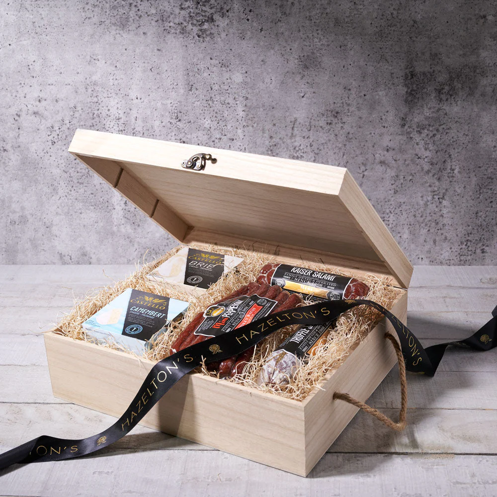 The Rustic Meat and Cheese Gift Crate - Image 2