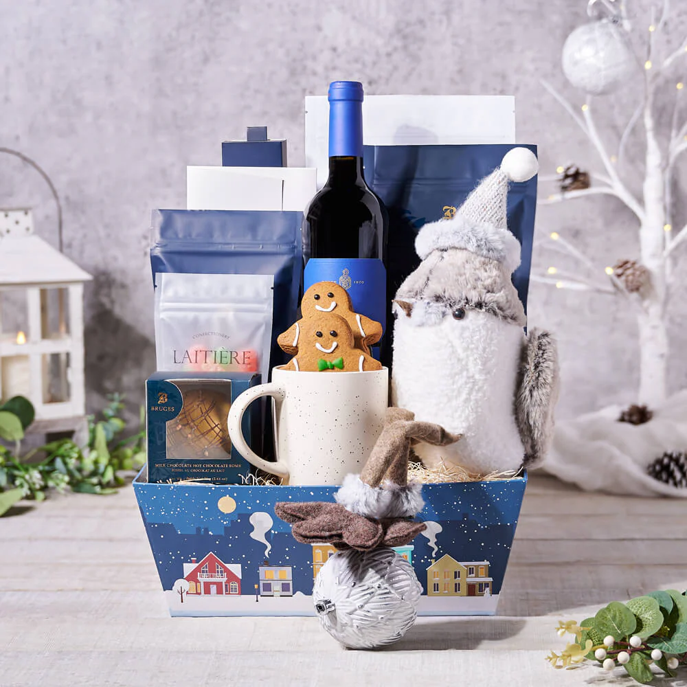 Up on the Housetop Wine Gift Set