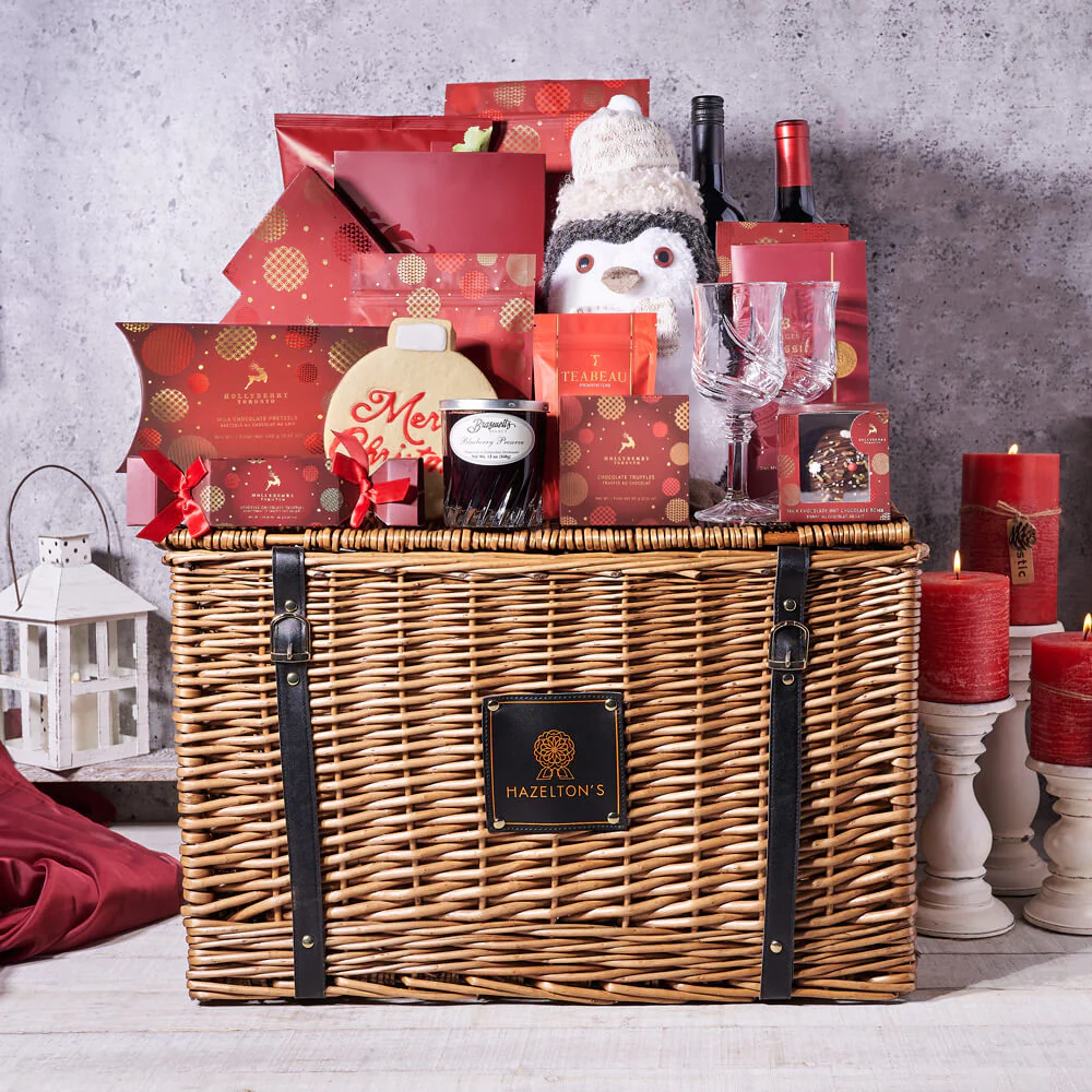 Vintage Wine Gift Basket