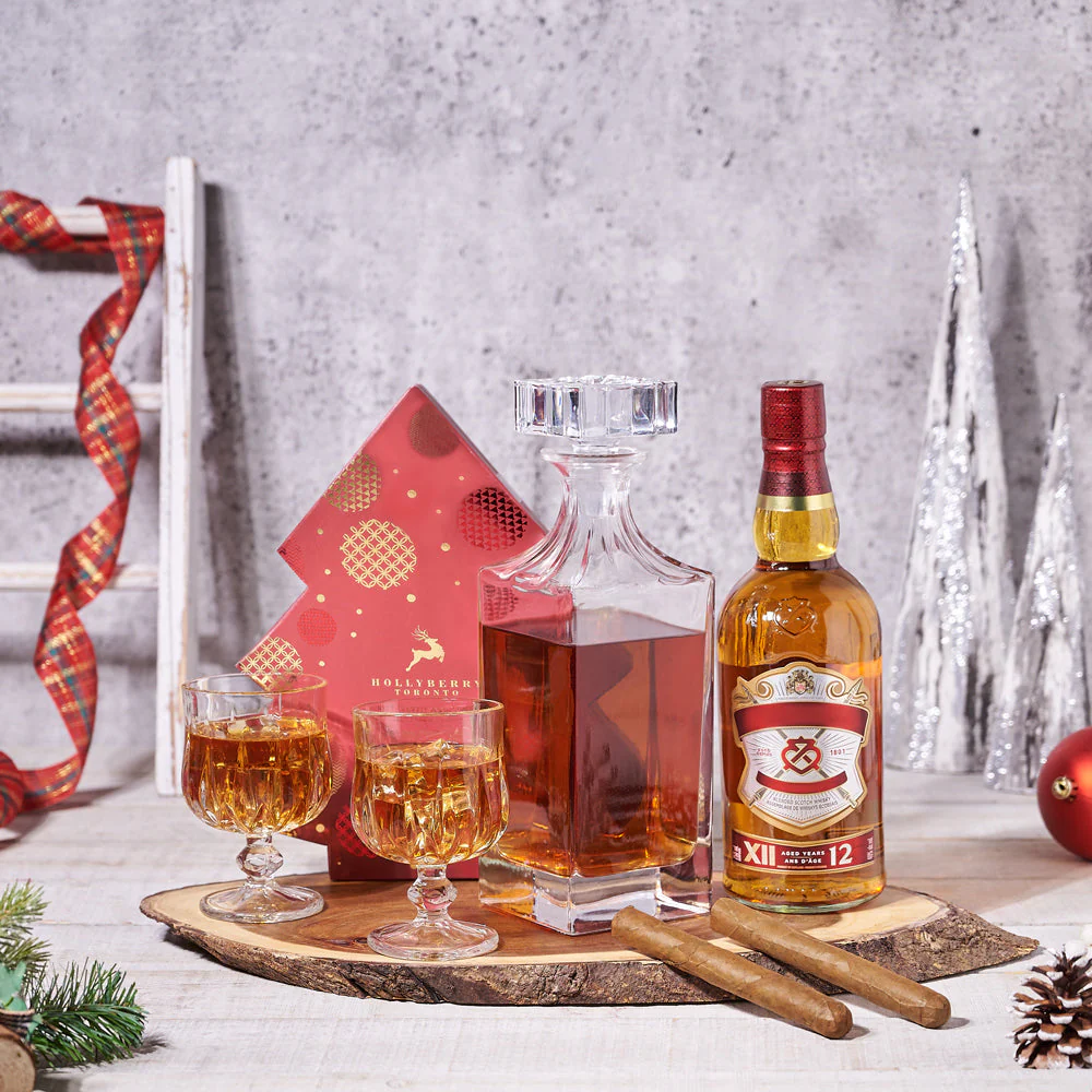 Whiskey & Chocolate Holiday Gift Set