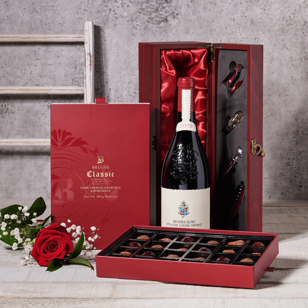 Wine & Chocolate Pairings Valentine’s Gift Set