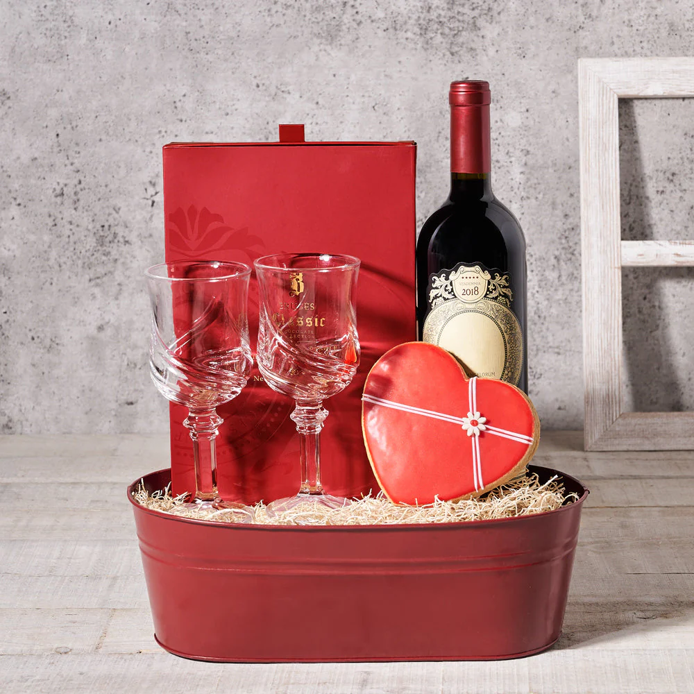 Wine & Chocolate Valentine’s Day Gift Basket